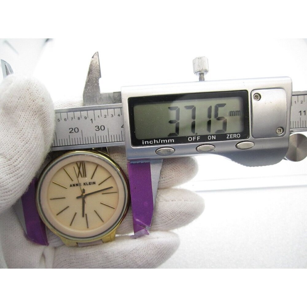 Women Anne Klein Quartz 100ft Wr Analog Mm Round Watch (H103) "New Battery" — image 2 of 8